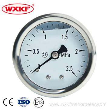 1.6% 1.0% flange All Stainless Steel Rolling Ring Pressure Gauge